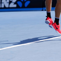 15-1-18. Australian Open. Canadian Denis Shapovalov defeated Stefanos Tsitsipas 6-1, 6-3, 7-6. Photo: Peter Haskin