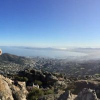 Margaret Perlman entered this photo of Micky Perlman on Table Mountain in Cape Town.