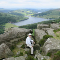 Micky Perlman entered this photo of Ralph Hilmer in Britain's Peak District National Park.