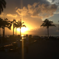 Michal Rosenbaum entered this sunset photo taken in Cozumel, Mexico.