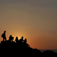 Noam Cohney entered this sunset photo taken in Cinque Terra, Italy.