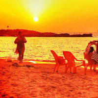 Rabbi Dr Sanford Shudnow entered this sunset photo taken in Israel.