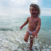 Yael Rothschild entered this holiday photo of Sienna Richardson, 2, playing at Frankston beach. Yael Rothschild entered this holiday photo of Sienna Richardson, 2, playing at Frankston beach.