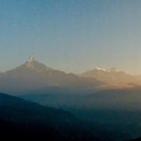 Anthony Zwi entered this sunset photo taken in Nepal.