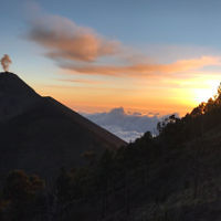 Ari Josefsberg entered this sunset photo taken at Acatenango volcano in Guatemala.
