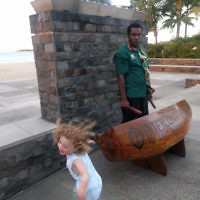 Jeff Leibovici entered this photo of his daughter Izzy in Fiji.