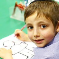 Yeshivah College. xxxxx is just happy to be at school. Photo: Peter Haskin