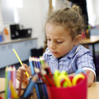 2-2-18. First day of school. Leibler Yavneh College. Photo: Peter Haskin