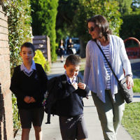 2-2-18. First day of school. Mount Scopus, Gandel Besen House. Photo: Peter Haskin