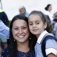 2-2-18. First day of school. Mount Scopus College, Gandel Besen House. Photo: Peter Haskin