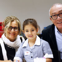 2-2-18. First day of school. Mount Scopus College, Gandel Besen House. Photo: Peter Haskin