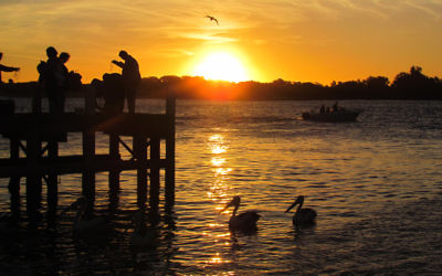 Melissa Morris entered this photo of sunset at Lakes Entrance.