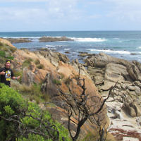 Melissa Morris entered this photo of Ashley Morris at Salmon Rocks, near Lakes Entrance.