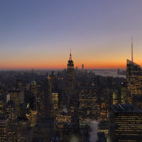 Racheli Shnider entered this photo of sunset in New York.