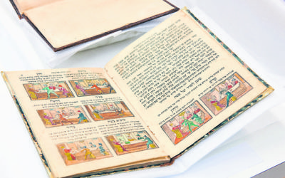 Haggadah – from Livorno, Italy dating back to 1847.