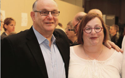 Frank Wolf with his wife Karen.