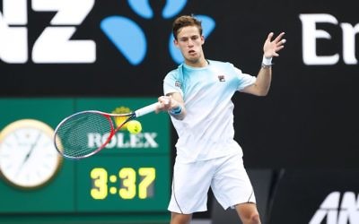 Argentine Diego Schwartzman. Photo: Peter Haskin