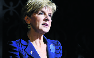 Australia's Foreign Minister Julie Bishop. Photo: Noel Kessel