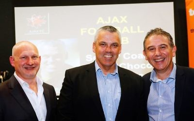 From left: Brian Swersky, Mark Williams and Ronnie Lewis. Photo: Peter Haskin