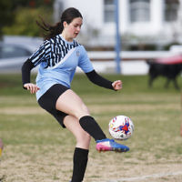 2-9-18. NCMFC Women defeated Whitehorse United 3 - 2 at Caulfield Park. Photo: Peter Haskin 2-9-18. NCMFC Women defeated Whitehorse United 3 - 2 at Caulfield Park. Photo: Peter Haskin