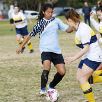 2-9-18. NCMFC Women defeated Whitehorse United 3 - 2 at Caulfield Park. Photo: Peter Haskin 2-9-18. NCMFC Women defeated Whitehorse United 3 - 2 at Caulfield Park. Photo: Peter Haskin