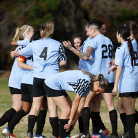2-9-18. NCMFC Women defeated Whitehorse United 3 - 2 at Caulfield Park. Photo: Peter Haskin 2-9-18. NCMFC Women defeated Whitehorse United 3 - 2 at Caulfield Park. Photo: Peter Haskin
