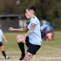 3-9-18. NCMFC Women defeated Whitehorse United 3 - 2 at Caulfield Park. Photo: Peter Haskin 3-9-18. NCMFC Women defeated Whitehorse United 3 - 2 at Caulfield Park. Photo: Peter Haskin