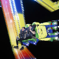 26-9-18. Chabad Youth’s annual Succot celebration at Melbourne’s Luna Park. Photo: Peter Haskin