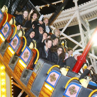 26-9-18. Chabad Youth’s annual Succot celebration at Melbourne’s Luna Park. Photo: Peter Haskin