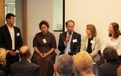 From left: Professor Chris Goodnow, Executive Director of the Garvan Institute of Medical Research, Rina Michael, Executive Director of Weizmann Australia, and the Garvan Institute's Professor Jerry Greenfield, Dr Dorit Samocha-Bonet and Dr Joanne Reed.