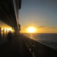 Alex Kats entered this sunset photo taken on a South Pacific cruise.