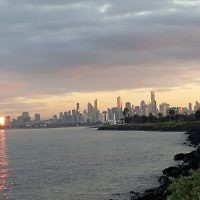 Peter Shonberg entered this sunset photo taken at St Kilda.