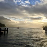 Edward Baral  entered this sunset photo taken in Queenstown, New Zealand.