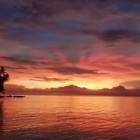 Karen Kacser entered this sunset photo taken in Fiji.