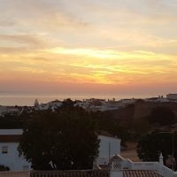 Malcolm Flitman entered this sunrise photo taken in Lagos, Portugal.