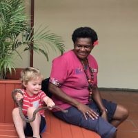 Sacha Temple entered this photo of his son, Zachary, 3, at a wildlife park in Fiji.