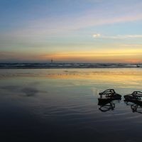 Sharon Flitman entered this sunset photo taken at Aspendale Beach, Victoria.