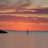 Steven Curtis entered this sunset photo taken at Brighton Beach.