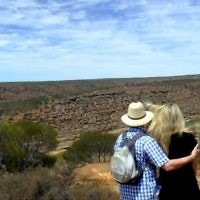 Sue Werman entered this photo of Mark and Laura Werman overlooking Kalbarri National Park.