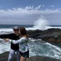 Aviva Nathan entered this holiday photo taken at the Flinders Blowhole.