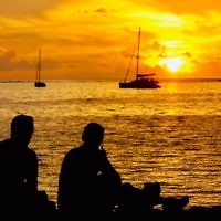 John Temple entered this sunset photo taken in Tahiti.
