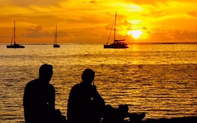 John Temple entered this sunset photo taken in Tahiti.
