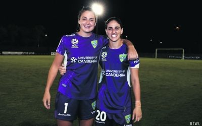 Keepers for life. Maizels and Sham Khamis (right) shared a close relationship this season. Photo: By The White Line