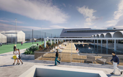 An artist’s impression of the new White City.