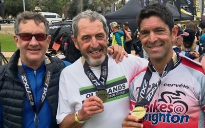 From left: Gary Newstadt, Neil Slonim and Josh Goldstat.