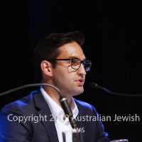 7-4-19. Macnamara electorate debate at Glen Eira Town Hall Josh Burns (ALP), . Photo: Peter Haskin
