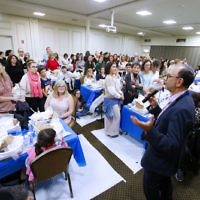 2-5-19. Gen 2 Gen "Braiding us Together" Challah Bake at Caulfield Shule. Photo: Peter Haskin