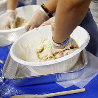 2-5-19. Gen 2 Gen "Braiding us Together" Challah Bake at Caulfield Shule. Photo: Peter Haskin