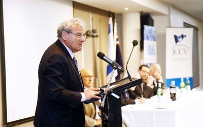 Professor Efraim Inbar visiting Australia in 2016. Photo: Peter Haskin