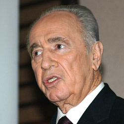Israeli President Shimon Peres 